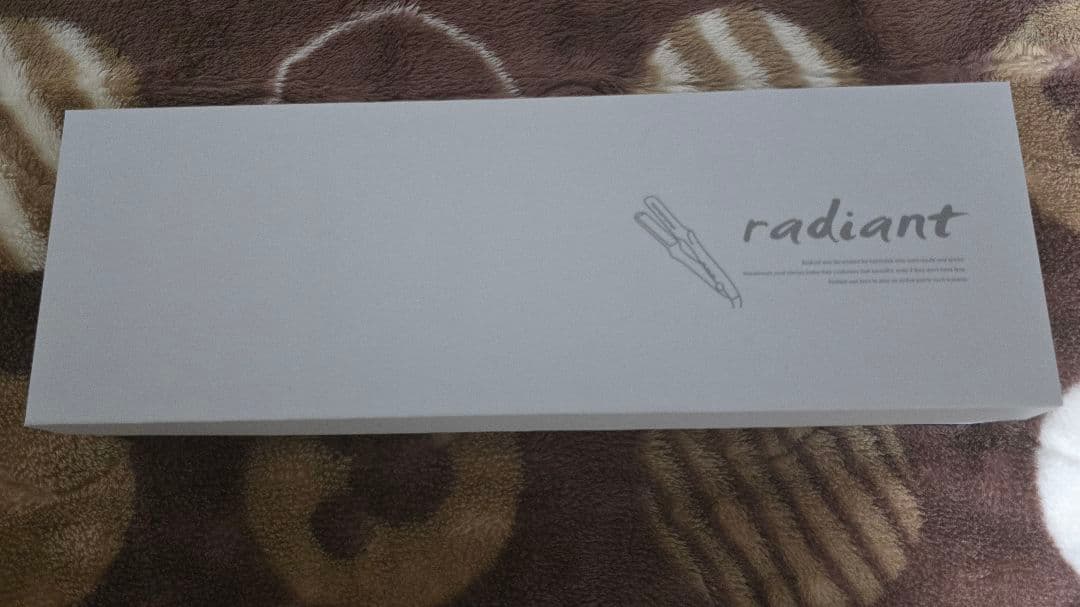 ラディアント ストレートアイロン　35mm レッド ヘアアイロン　最新型