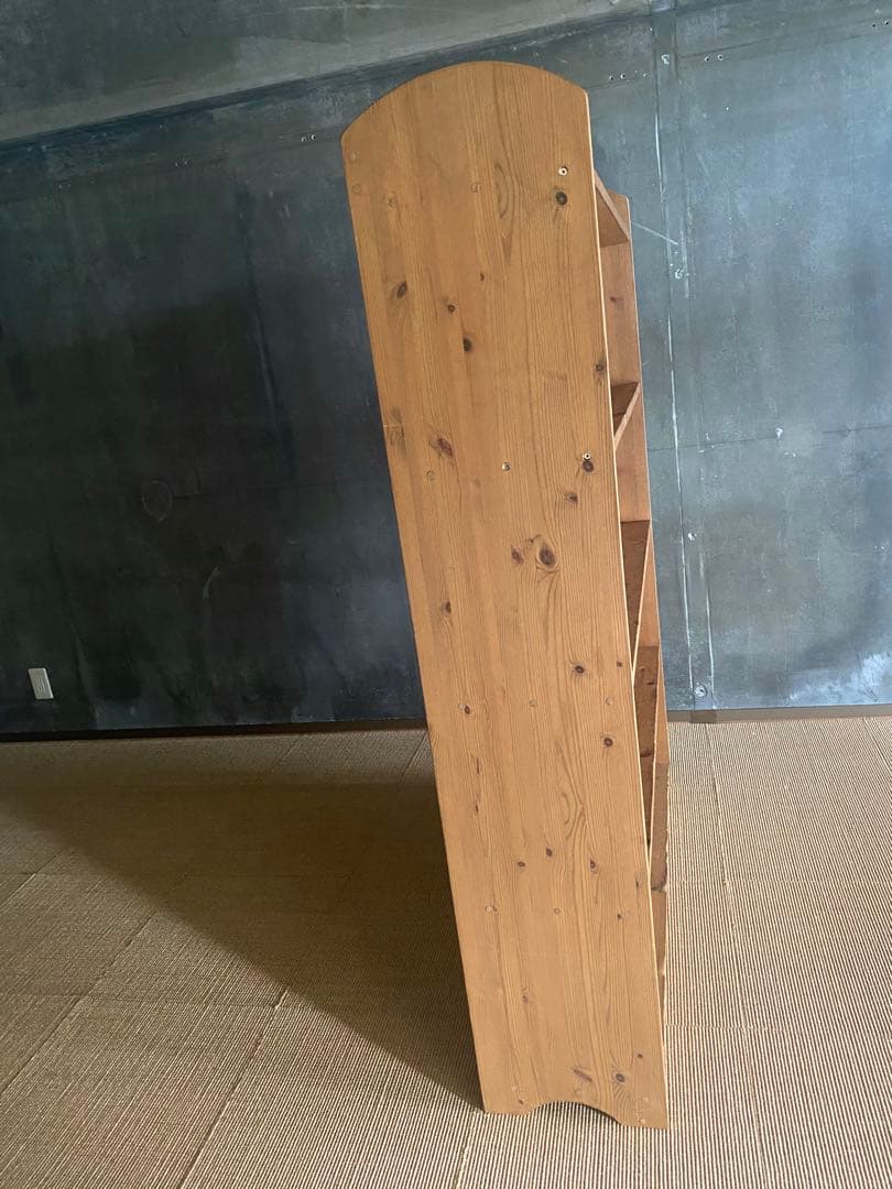 木製4段本棚 ナチュラルウッドカラー