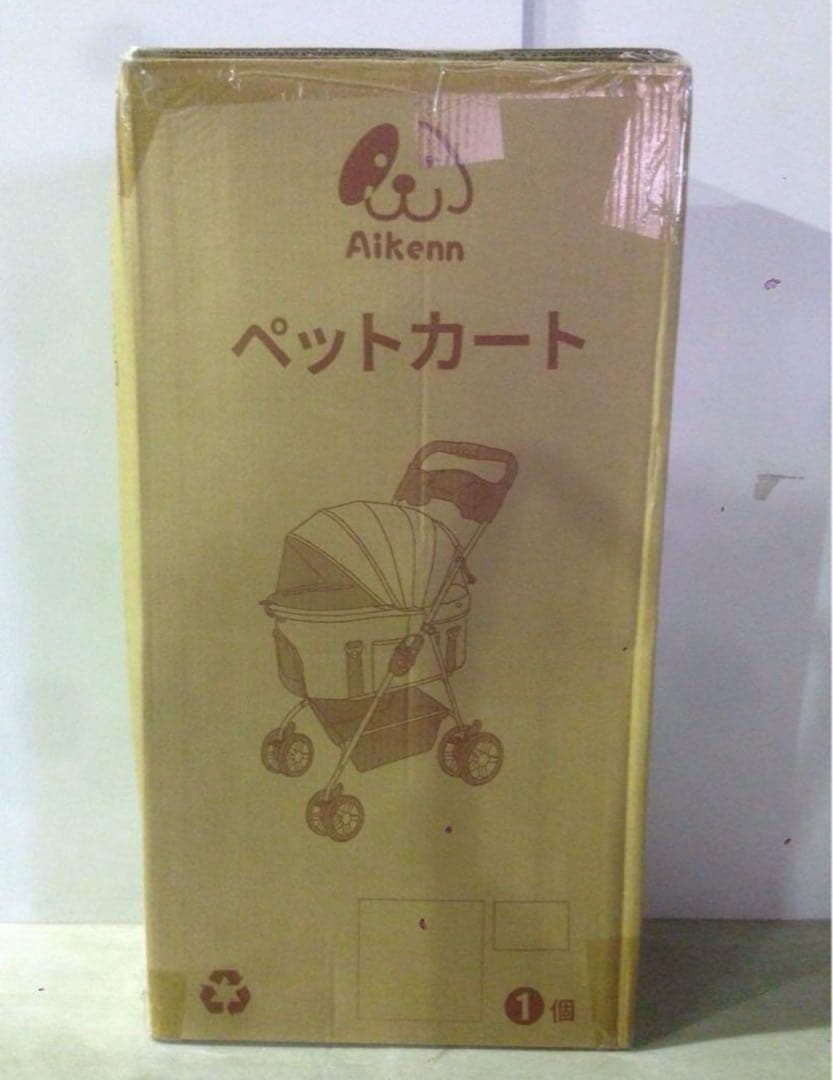 特価❕折り畳み式 ペット カート 分離式 犬 猫 軽量 ペット用カート ブルー