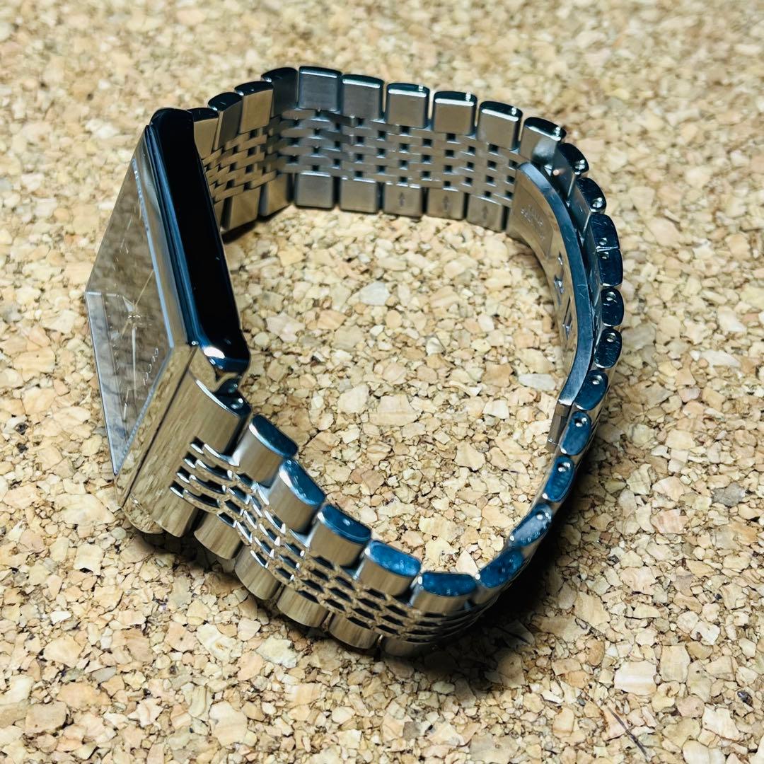 GUCCI Gタイムレス／レクタングル138.4クォーツSS.ブラックフェイス