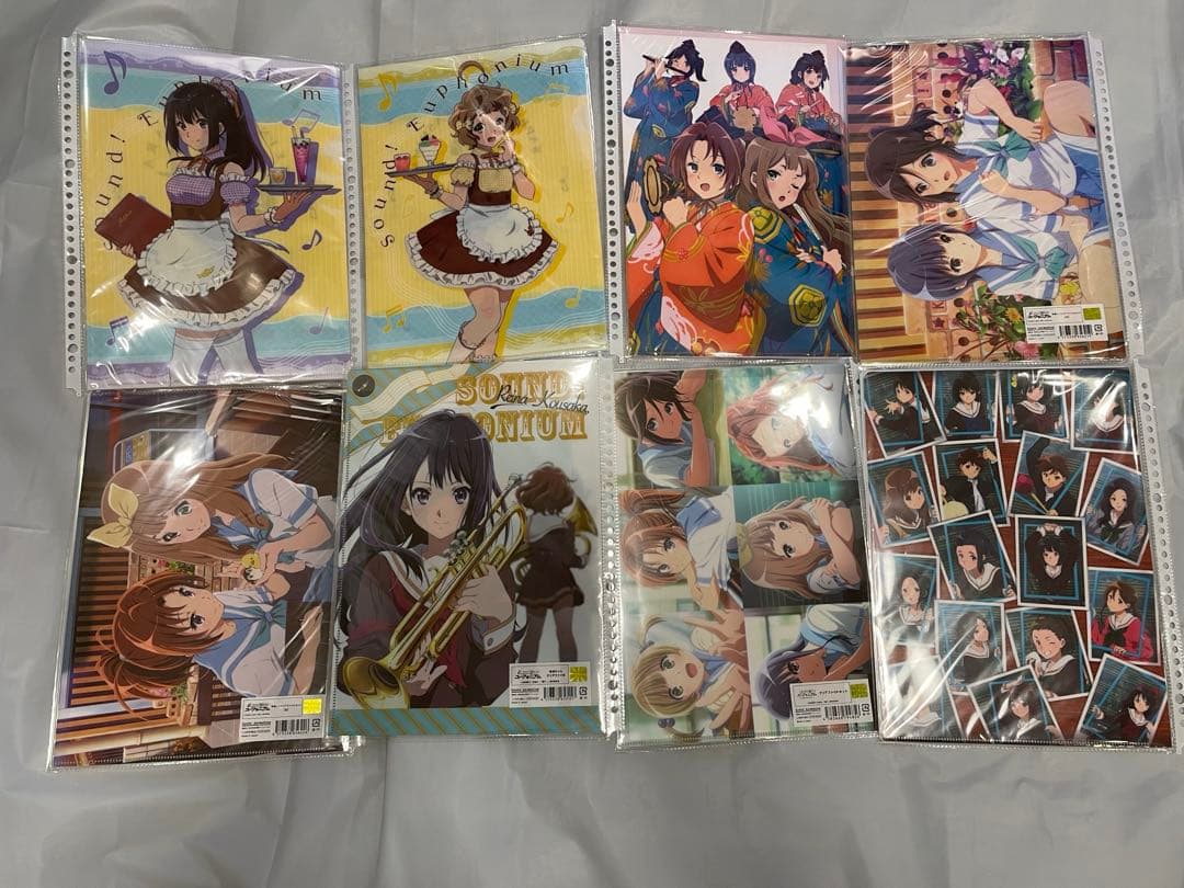 響け!ユーフォニアム　クリアファイル47枚　下敷き1枚