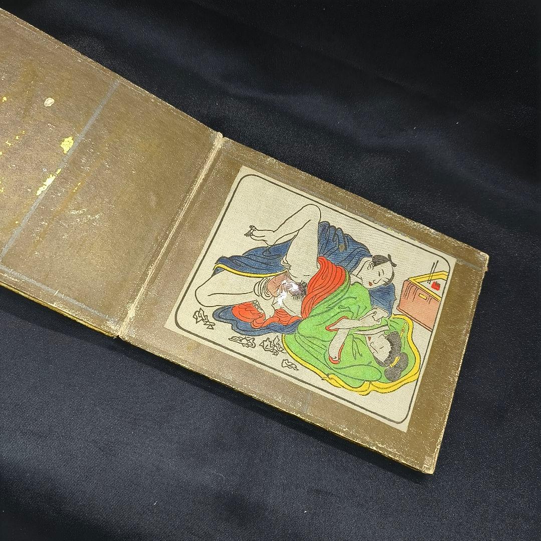 画冊 春画12枚 肉筆 江戸骨董 古美術品 アンティーク コレクター放出 時代物