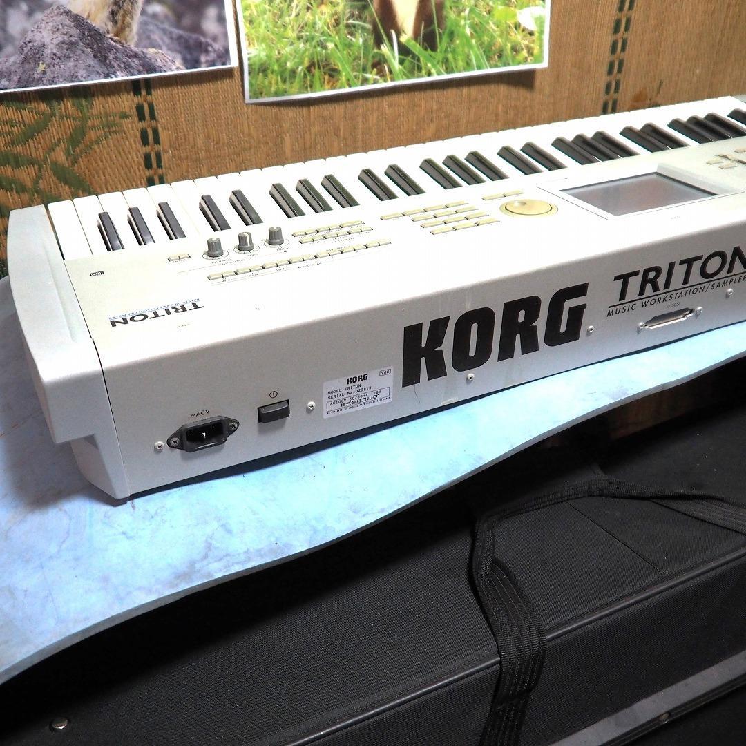 完動_美品_付属品完備_KORG TRITON_61鍵_FDD交換済_SC付
