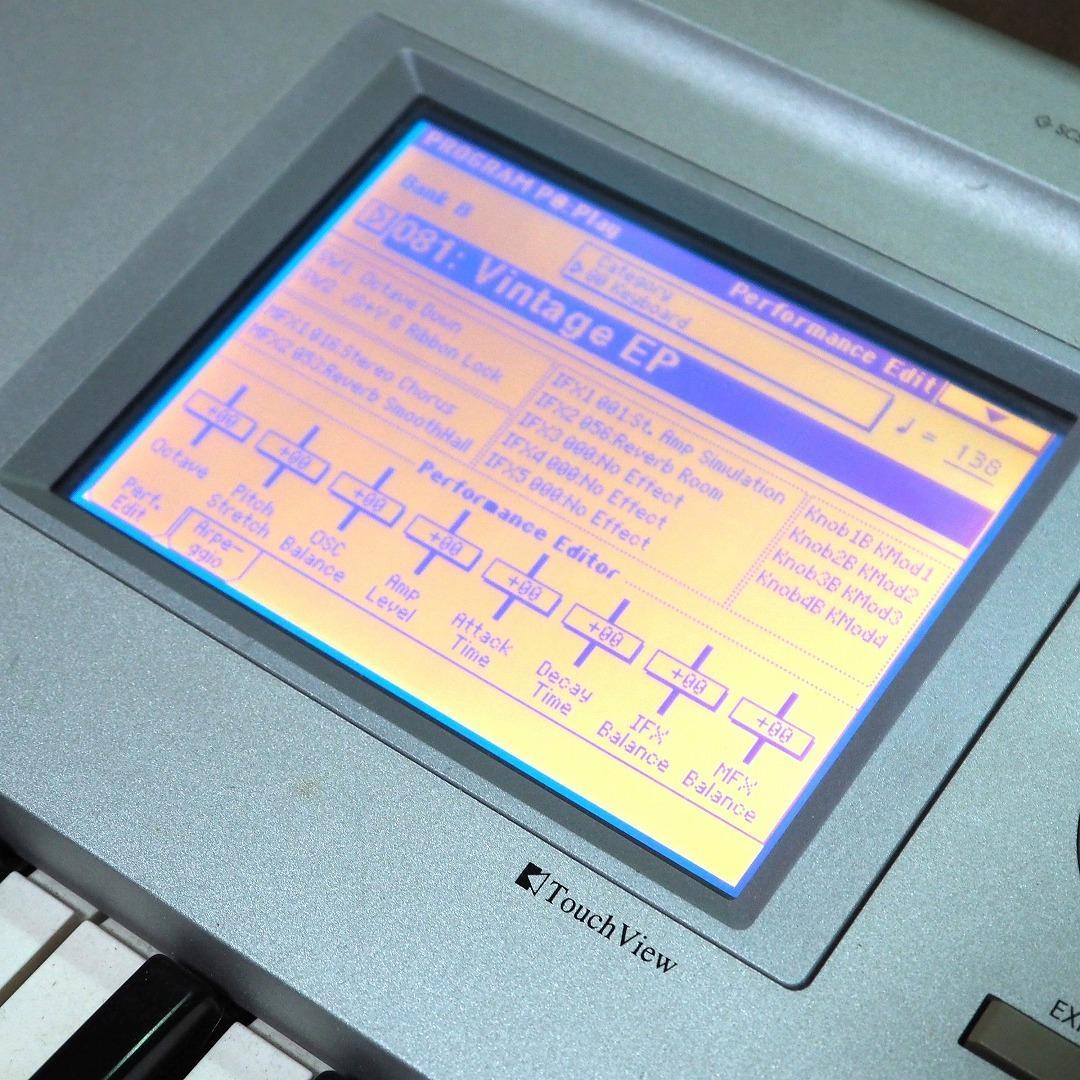 完動_美品_付属品完備_KORG TRITON_61鍵_FDD交換済_SC付