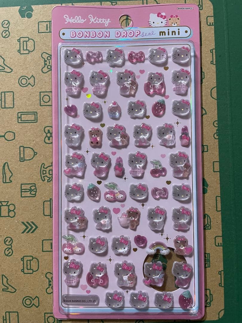 【正規品】サンリオボンボンドロップシールミニ 5点セット