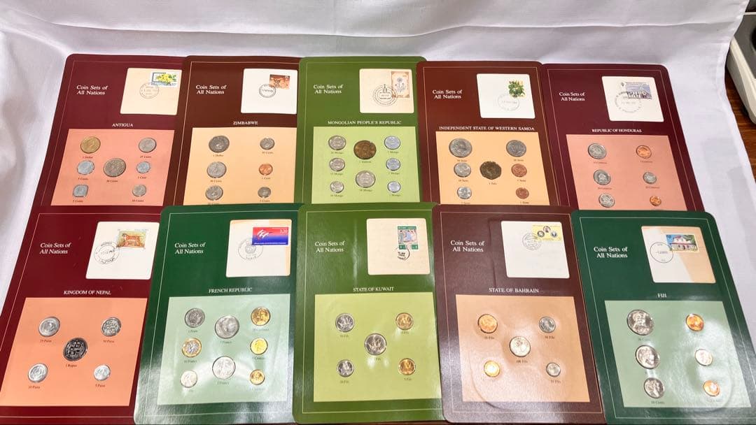 フランクリンミント社 世界の国々の 記念通貨 Ⅰ Ⅲ バラ