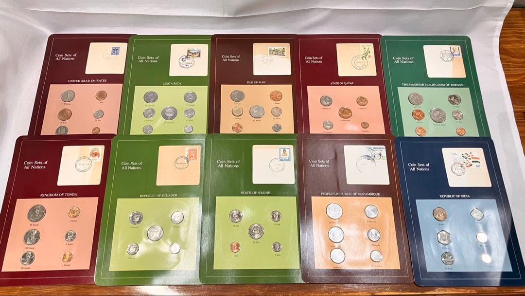 フランクリンミント社 世界の国々の 記念通貨 Ⅰ Ⅲ バラ