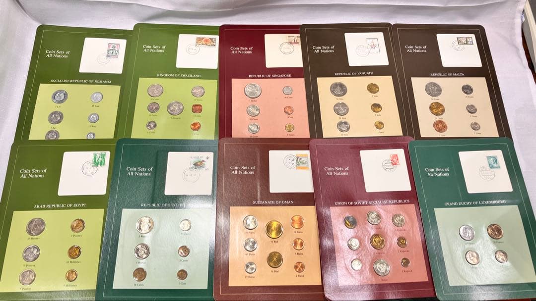 フランクリンミント社 世界の国々の 記念通貨 Ⅰ Ⅲ バラ