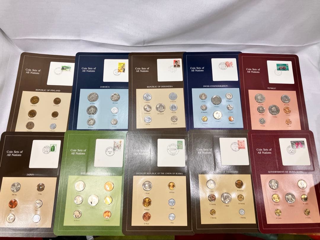 フランクリンミント社 世界の国々の 記念通貨 Ⅰ Ⅲ バラ