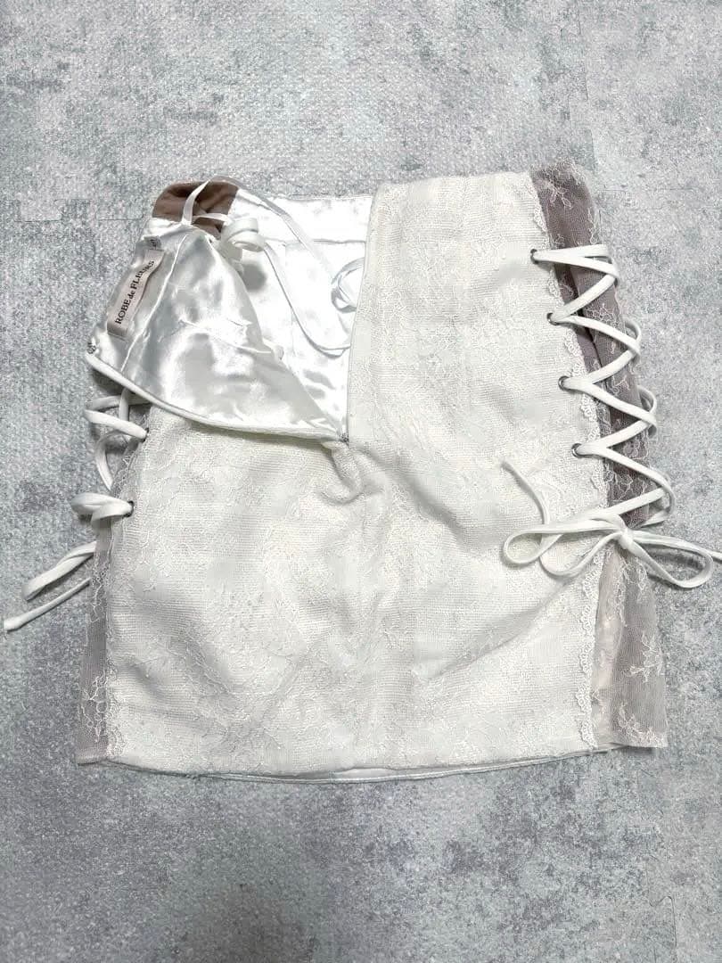 【ROBEdeFLEURS/ローブドフルール】セットアップ タイトミニドレス　S