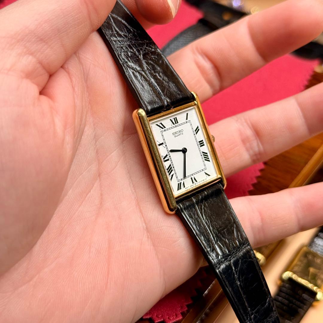 [希少] VINTAGE SEIKO 5Y30-5360 TANK 1988年