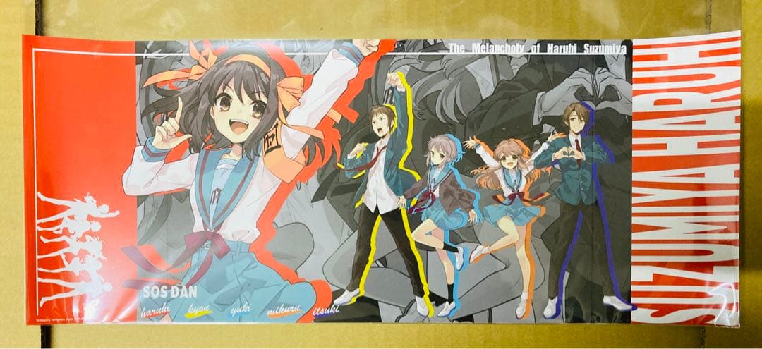 非売品　涼宮ハルヒの憂鬱 長門等身大タペストリー　➕　グッズ 5点セット