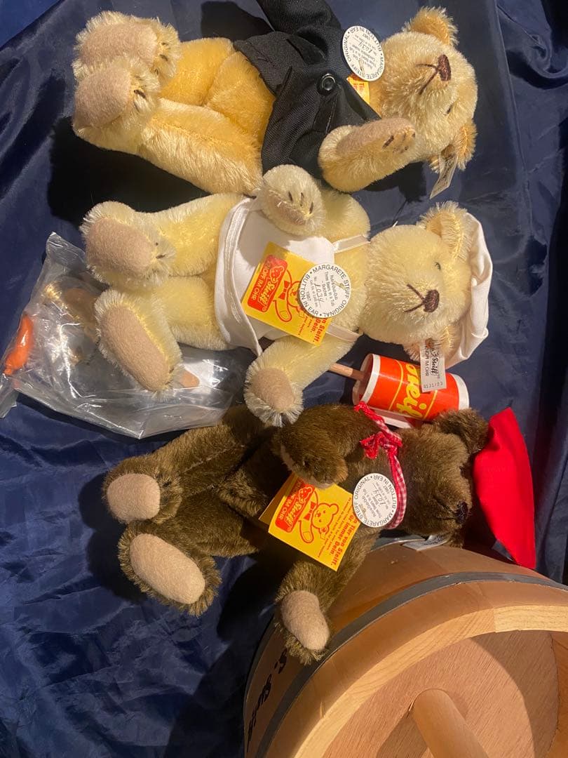 シュタイフ　RUB-A-DUB-DUB 3体セット　1988