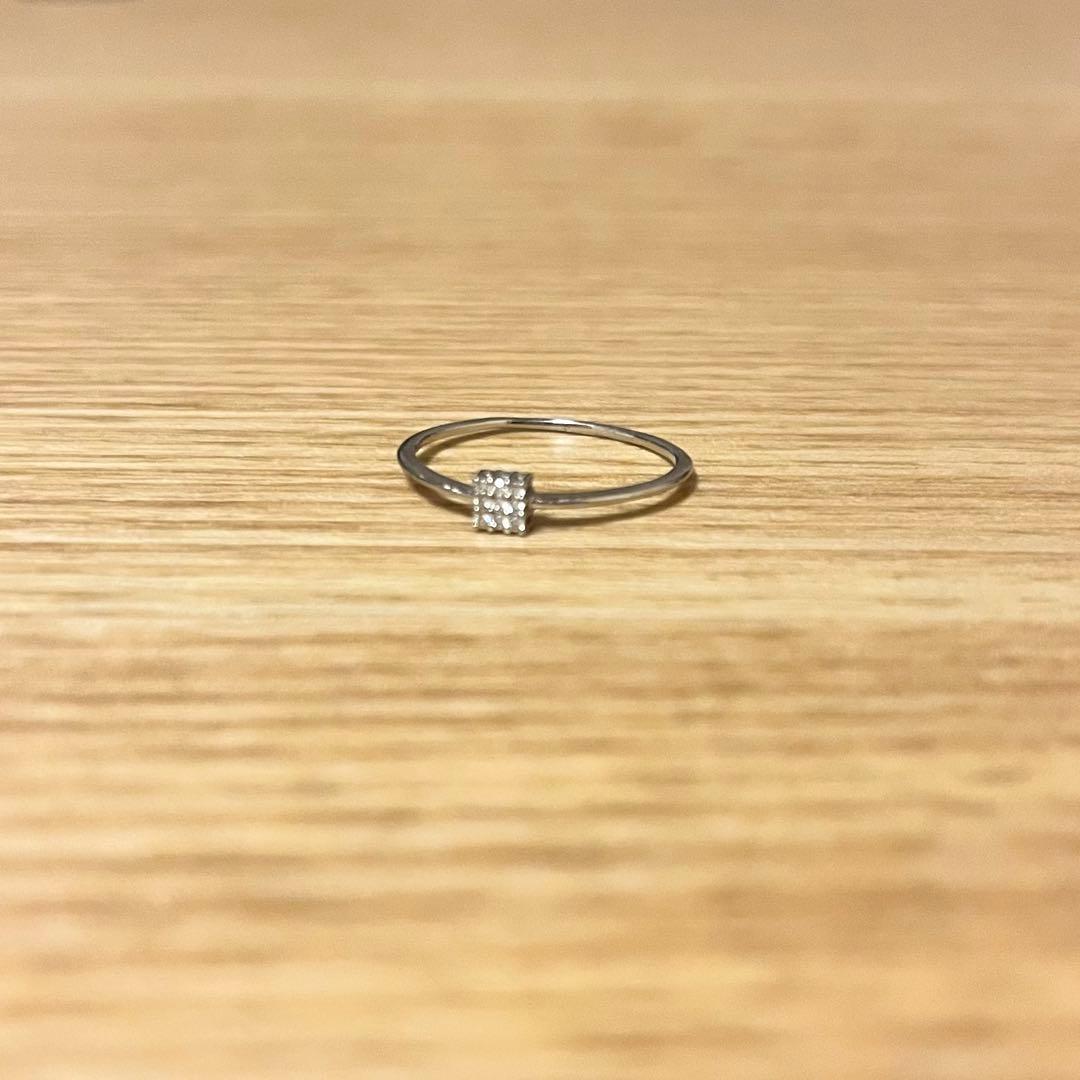 オレフィーチェ　ミリア リング　6号　プラチナ950　ダイヤ