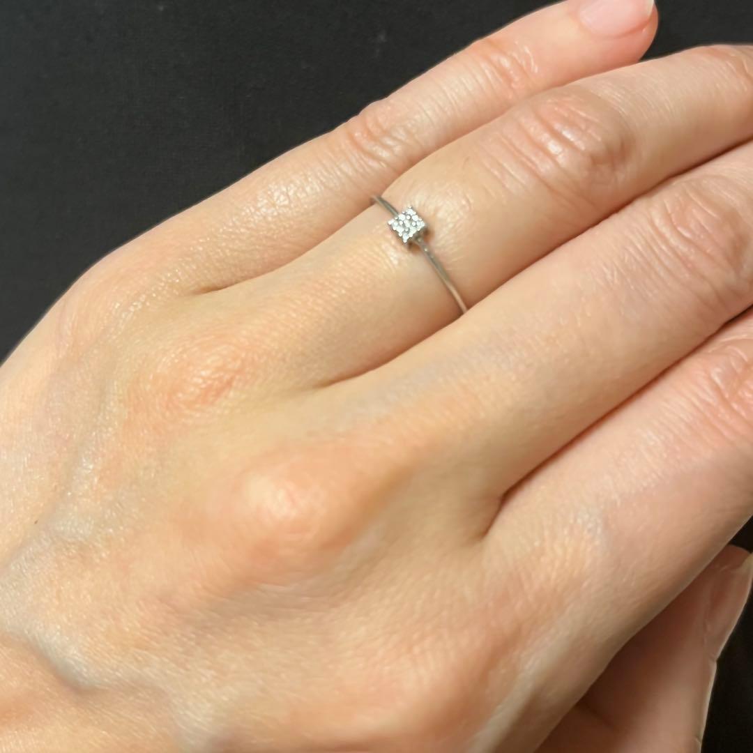 オレフィーチェ　ミリア リング　6号　プラチナ950　ダイヤ