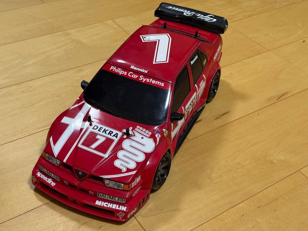 ラジコン 1/10 アルファロメオ 155 ドリフト
