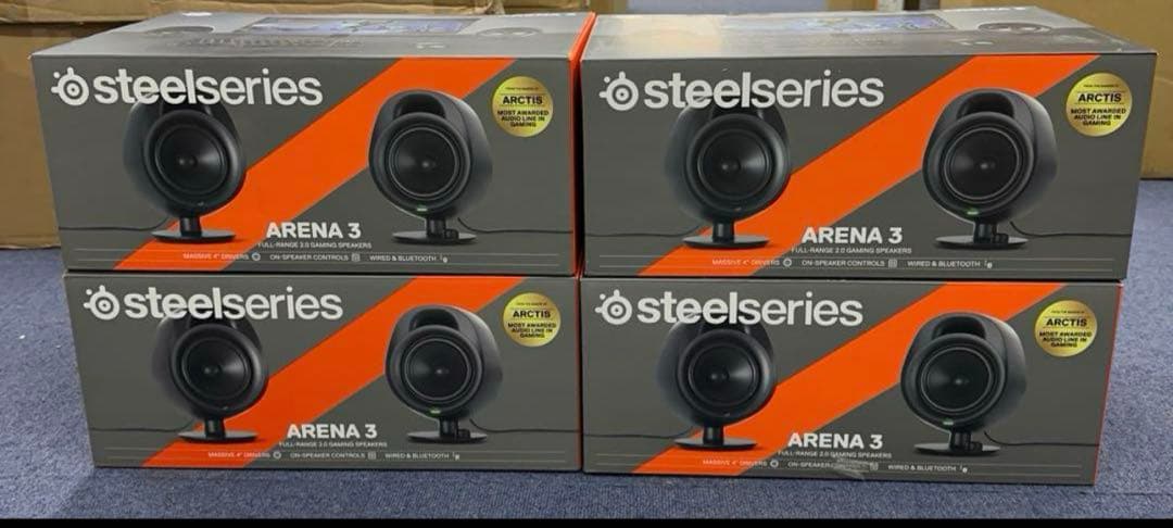 値下げ！steelseries arena 3 US スピーカー　4個セット