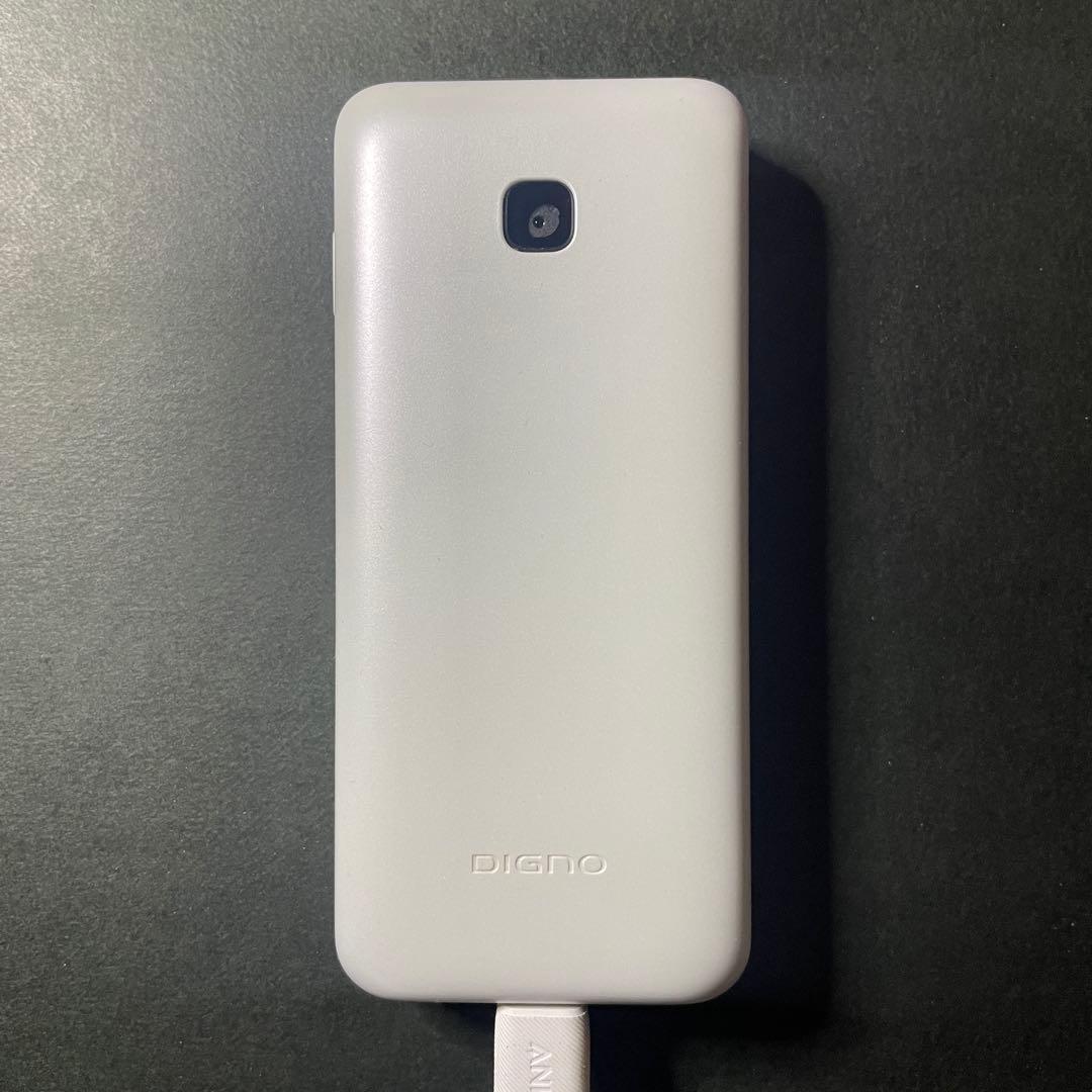 docomo SIMフリー 4G DIGNO ケータイ KY-42C ホワイト