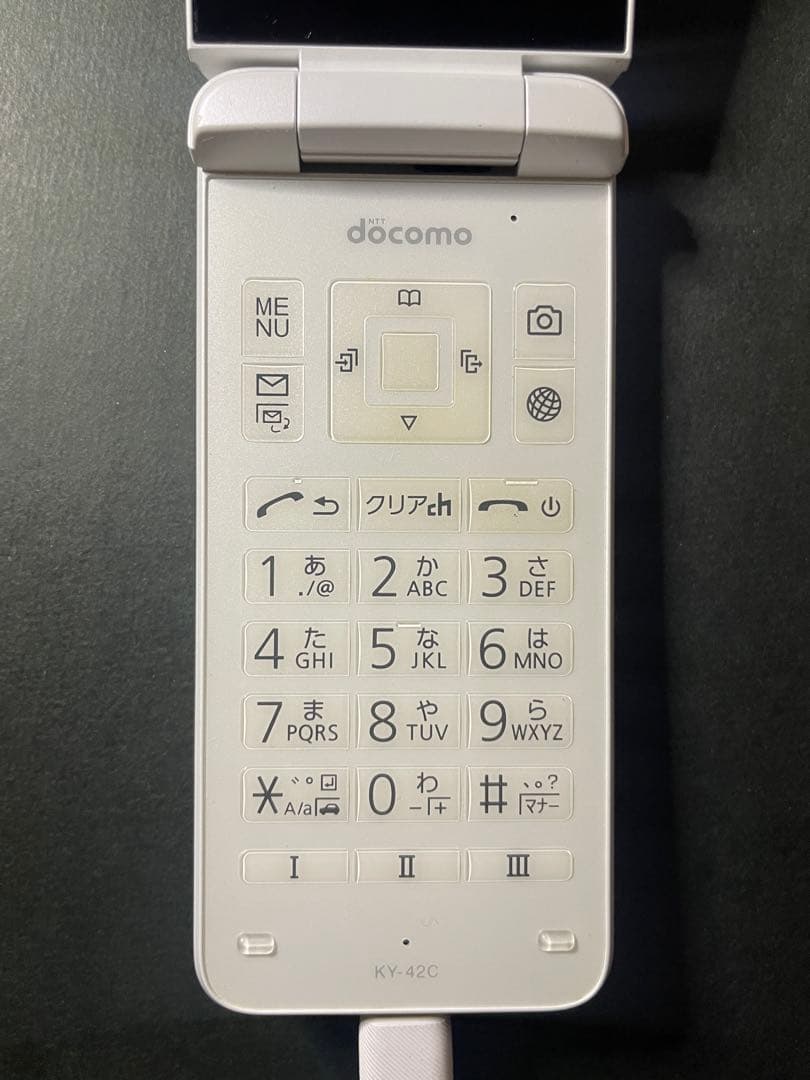 docomo SIMフリー 4G DIGNO ケータイ KY-42C ホワイト