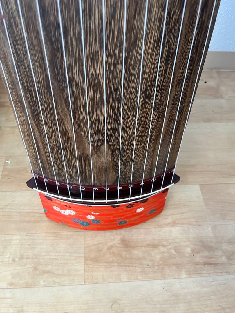 ①琴 13弦 日本 伝統的 楽器 箏 和楽器　弦楽器 和琴 木製 13弦琴