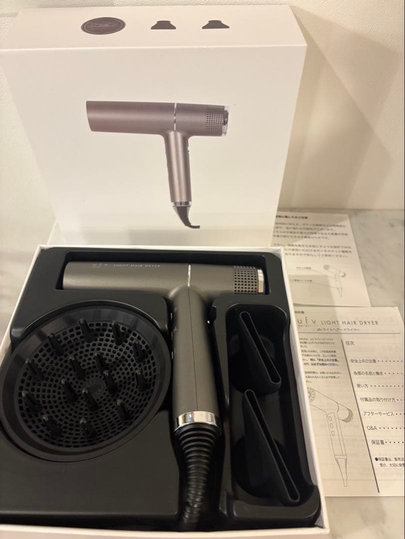 【新品未使用/箱付き】UFV LIGHT HAIR DRYER