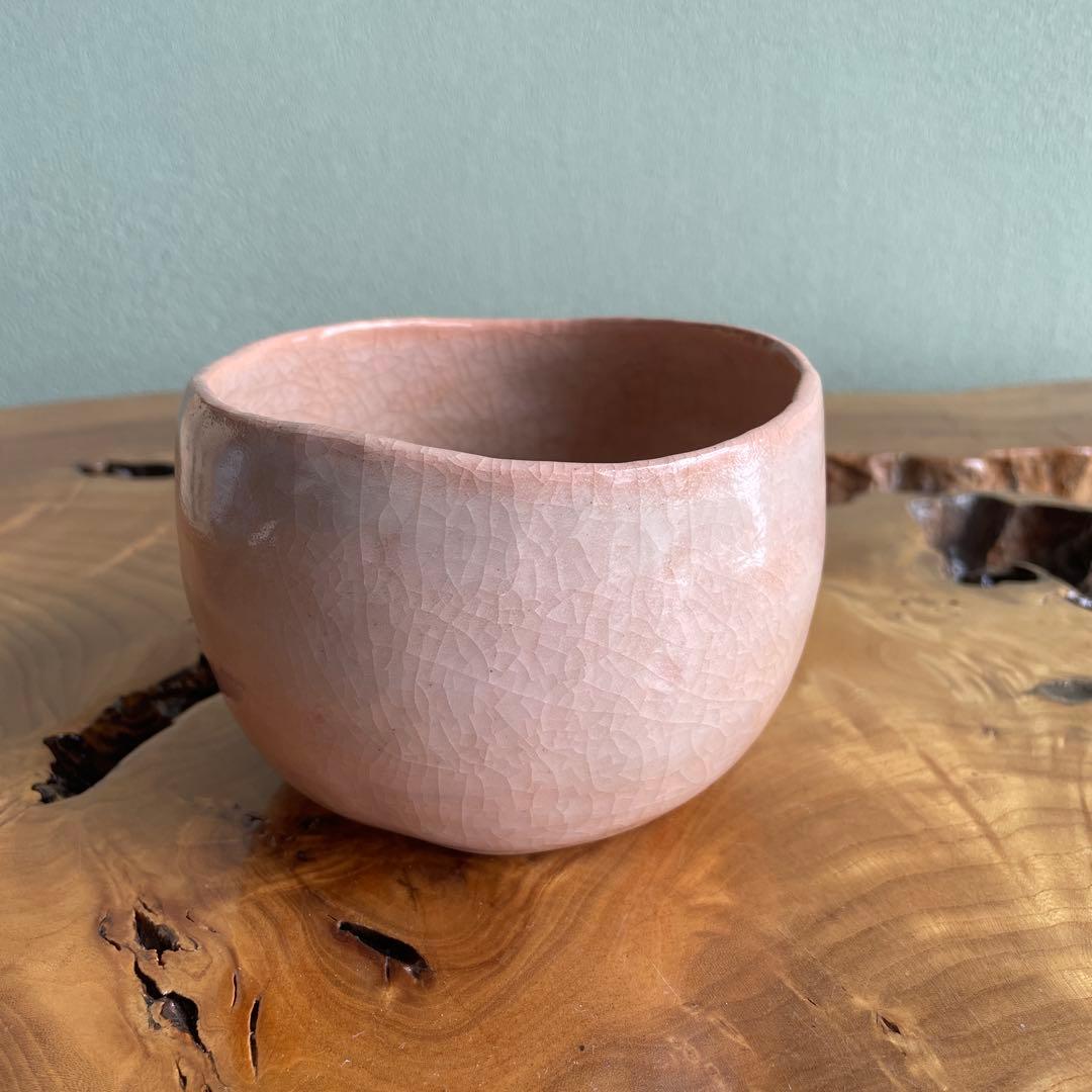 楽焼 京焼 昭楽 清水焼 光悦乙御前写赤茶碗 抹茶碗 茶道具 共箱