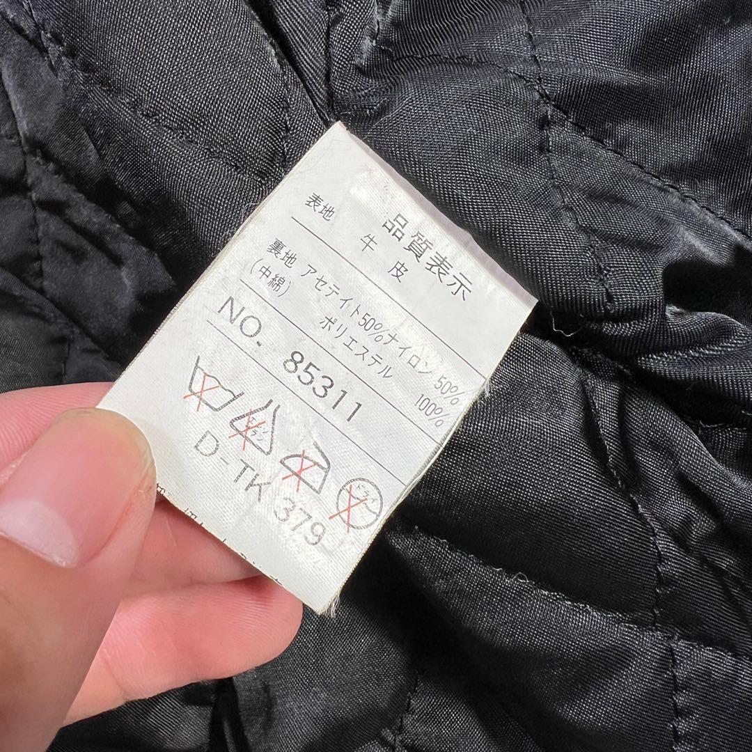 80s ブロッケン BROKEN シングル ライダースジャケット 革ジャン