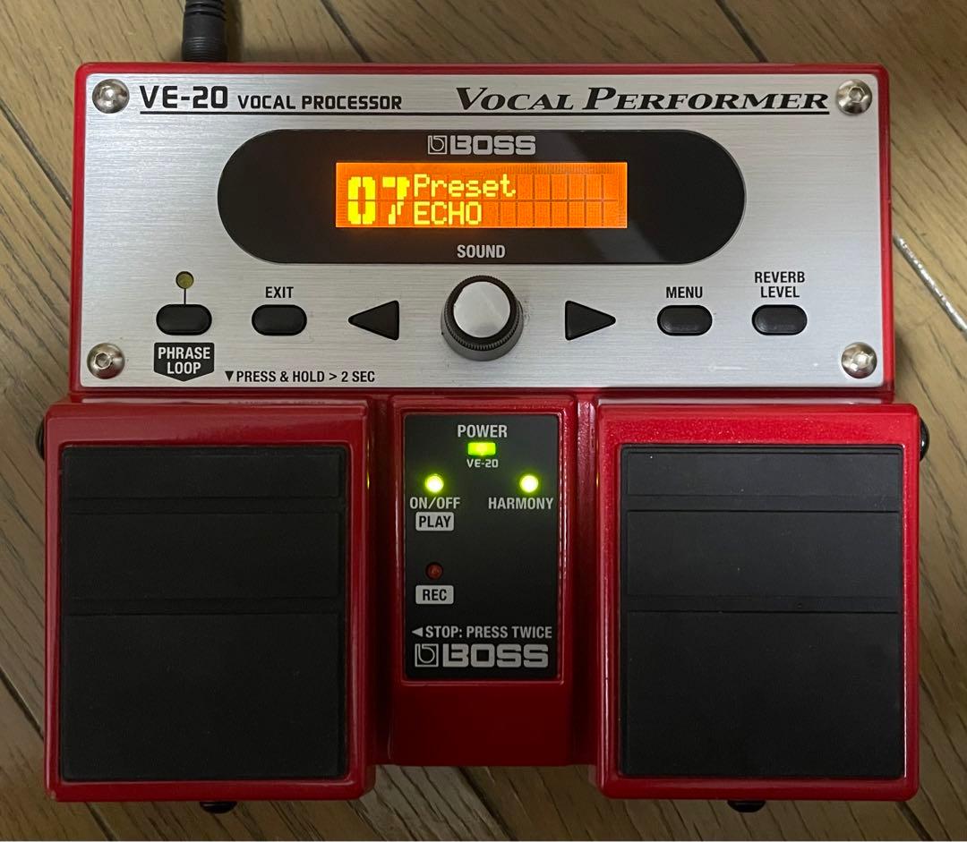 （箱説明書付き・美品）BOSS VE-20 ボーカルエフェクター