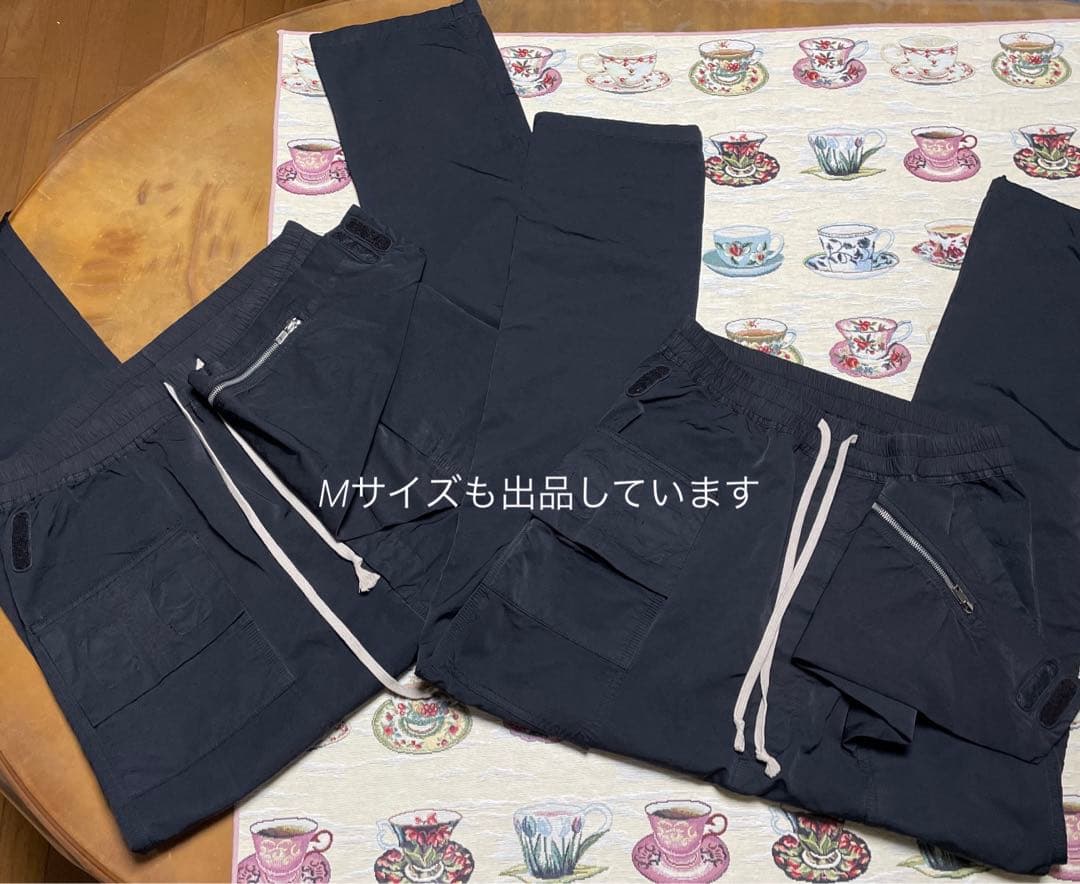リックオウエンス DRKSHDW メンフィス ナイロン サルエルパンツ カーゴ