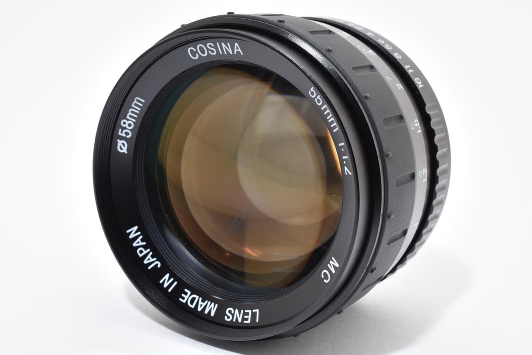レンズ(単焦点) Cosina MC 55mm f1.2 for Pentax K 9418