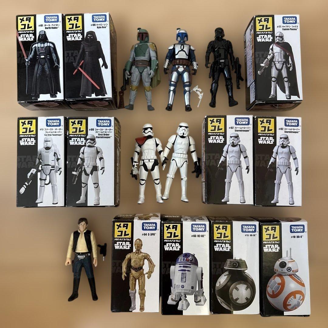 【メタコレ】STAR WARS/スター・ウォーズ メタルフィギュア17体セット