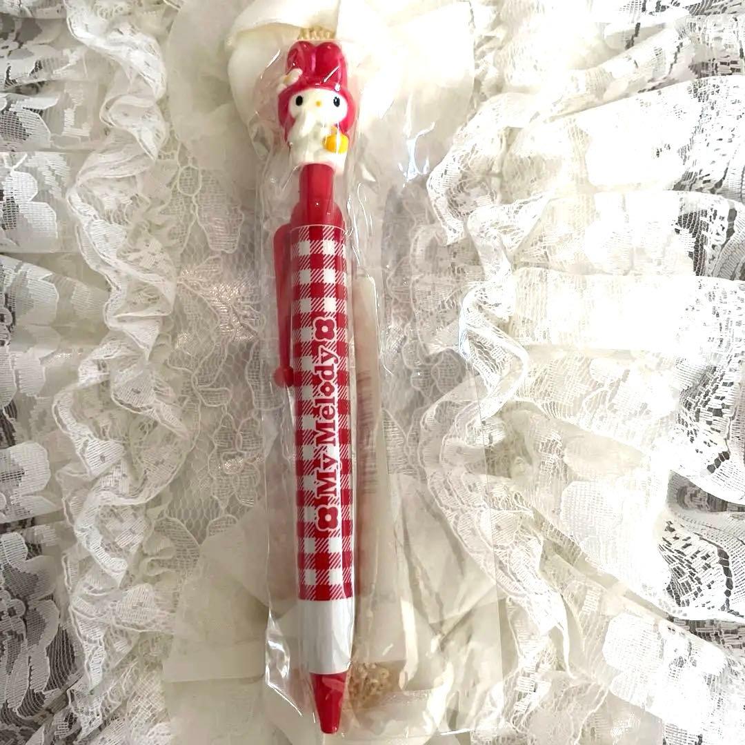 レア‼️マイメロキャラクターボールペン 赤チェック