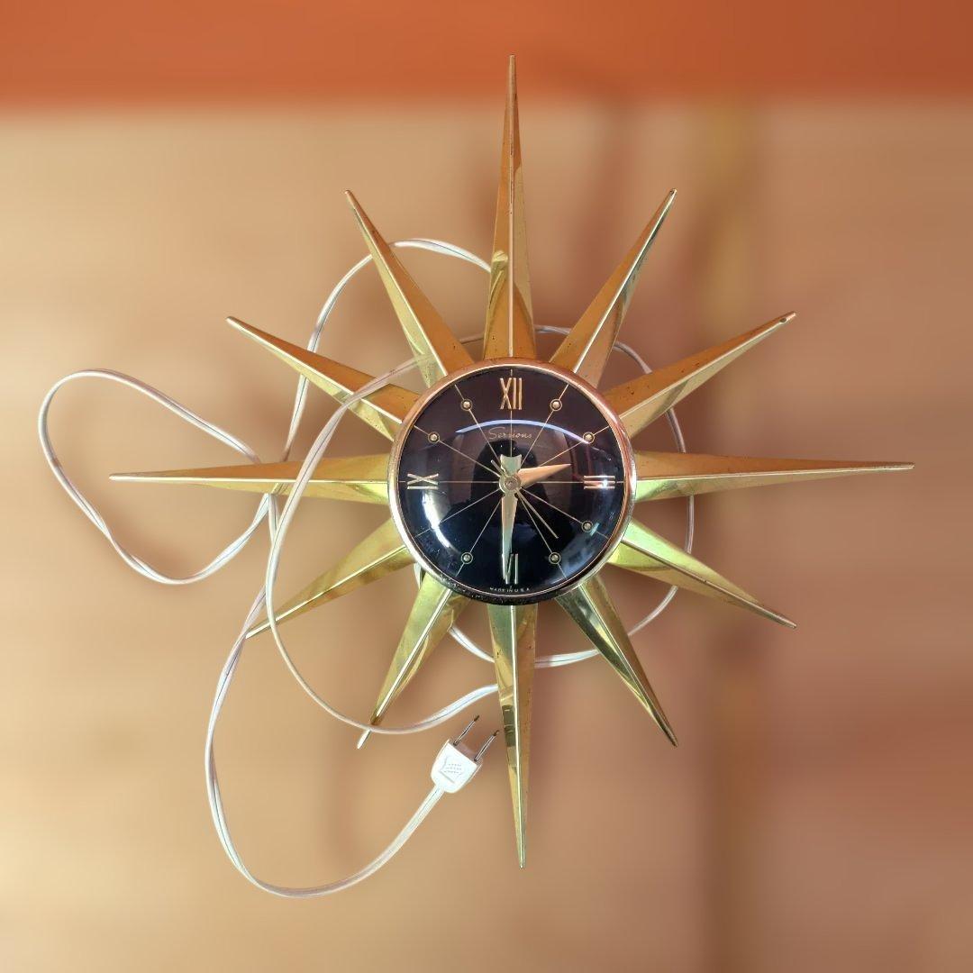 サンバースト時計