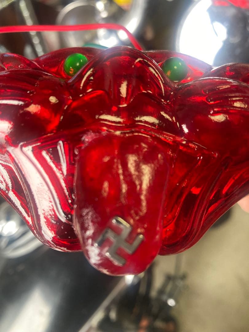 【ベロ出し卍】ネコテールランプ　キャットテールチョッパー　ショベル　SR400