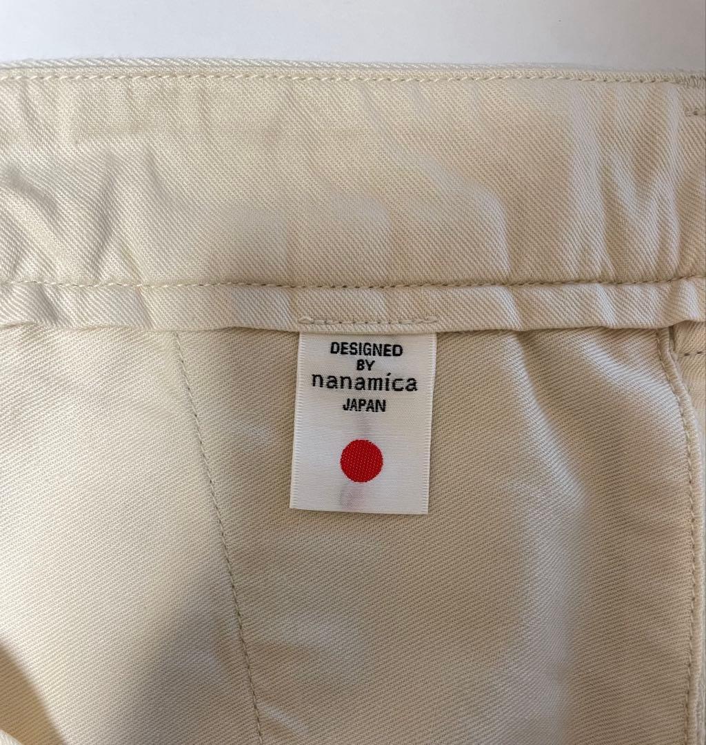 ナナミカ ワイドストレートチノパンツ30インチ　品番S25SC079 色: DS