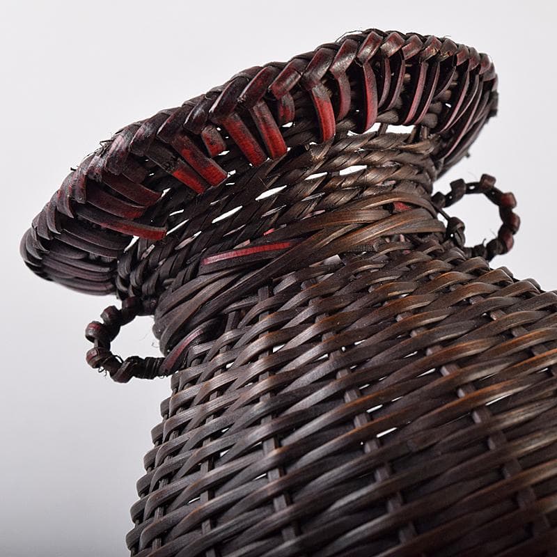 n1967datson　時代藤組　掛花籠　籠花生　時代箱付　D　R8668