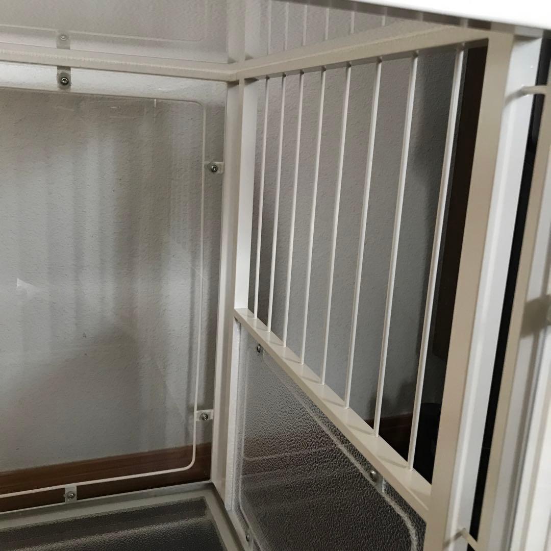 【大阪府内はお持ち致します】extail アクリルケージ 小型犬用 ホワイト