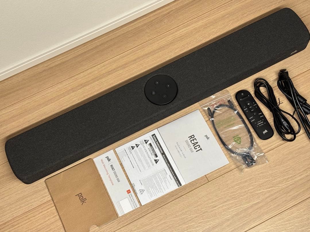 Polk Audio REACTサウンドバー HDMI Alexa 美品