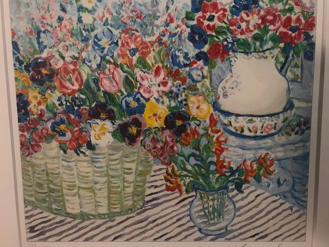 レスリーセイヤー「クリスタルベイス」シルクスクリーン　直筆サイン・エディション有