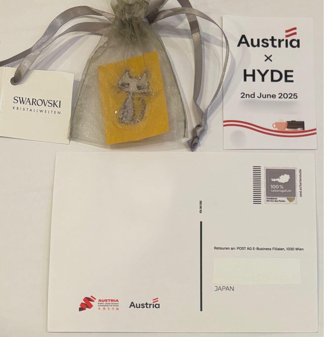 【非売品】 大阪関西万博 HYDE ステッカー 整理券 限定ポストカードセット