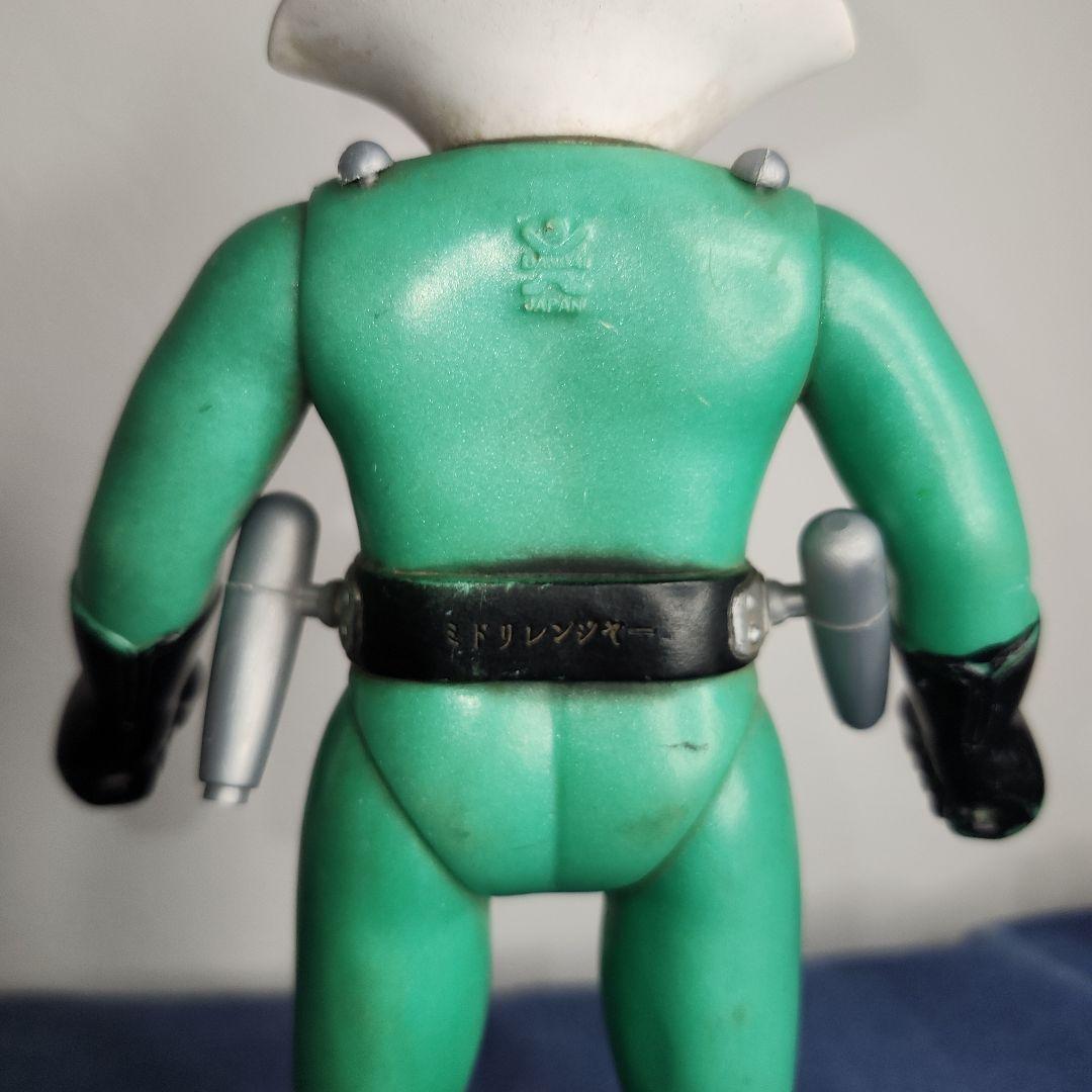 ミドリレンジャー　ソフビ　面なし　武器なし　マントなし。レア