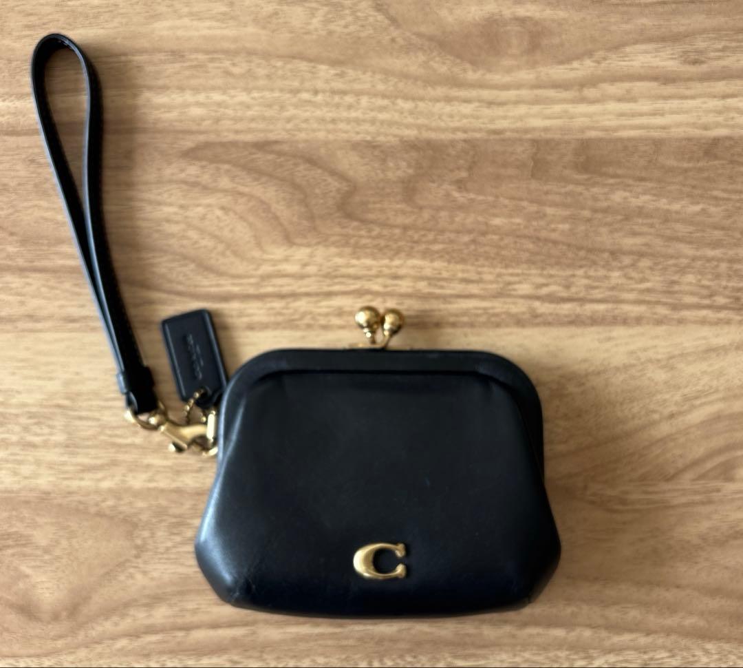 コーチ キスロック パース　coach がま口財布