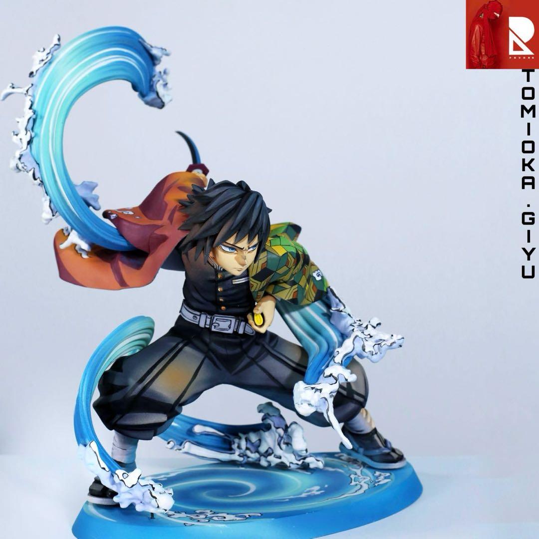 鬼滅の刃 スーパープレミアム 冨岡義勇 リペイント 二次元彩色 2D フィギュア