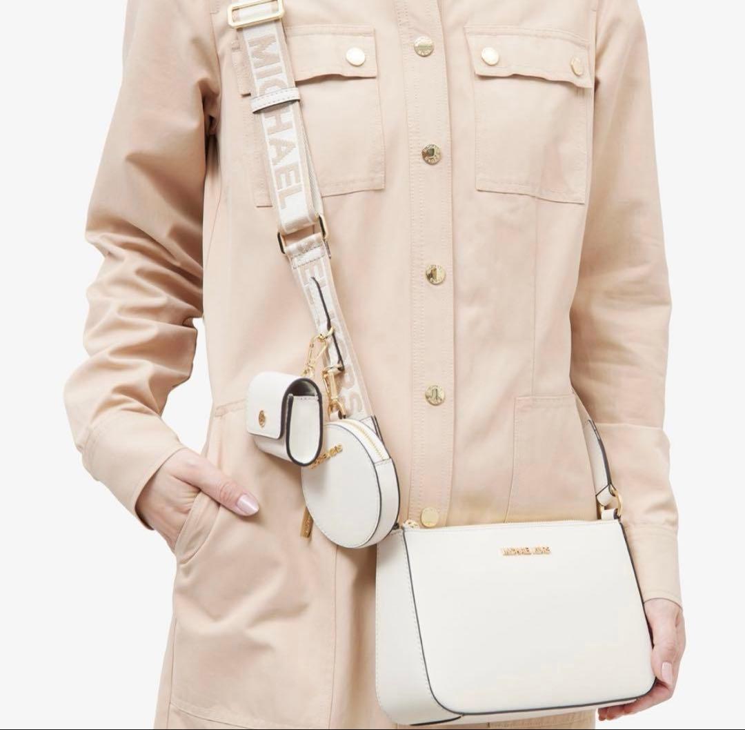 MICHAEL KORS ホワイト ショルダーバッグ