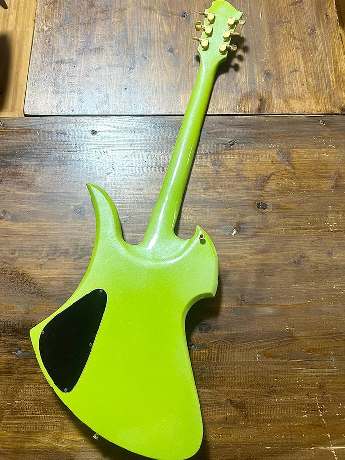 Burny グリーンハート　スルーネック加工　モッキンバード　MG　hide