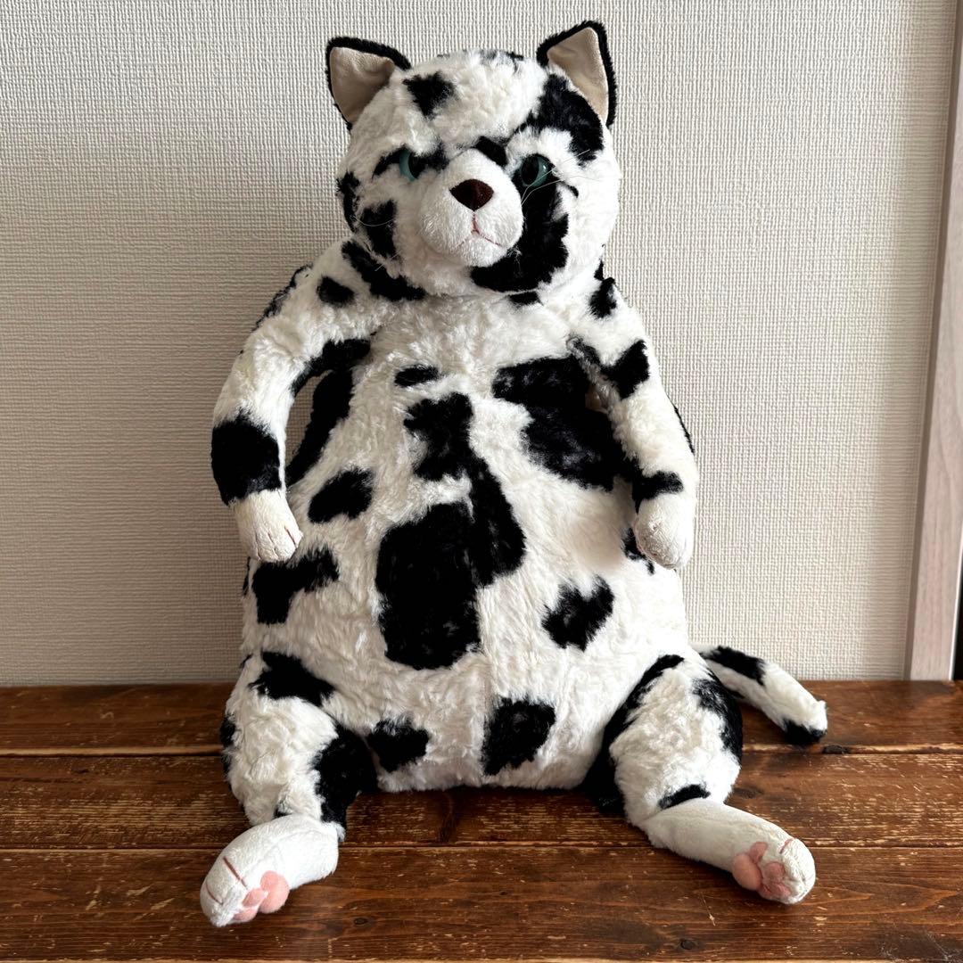 カドリー cuddly バジル 高級ぬいぐるみ 日本製 猫 手作り ホルスタイン