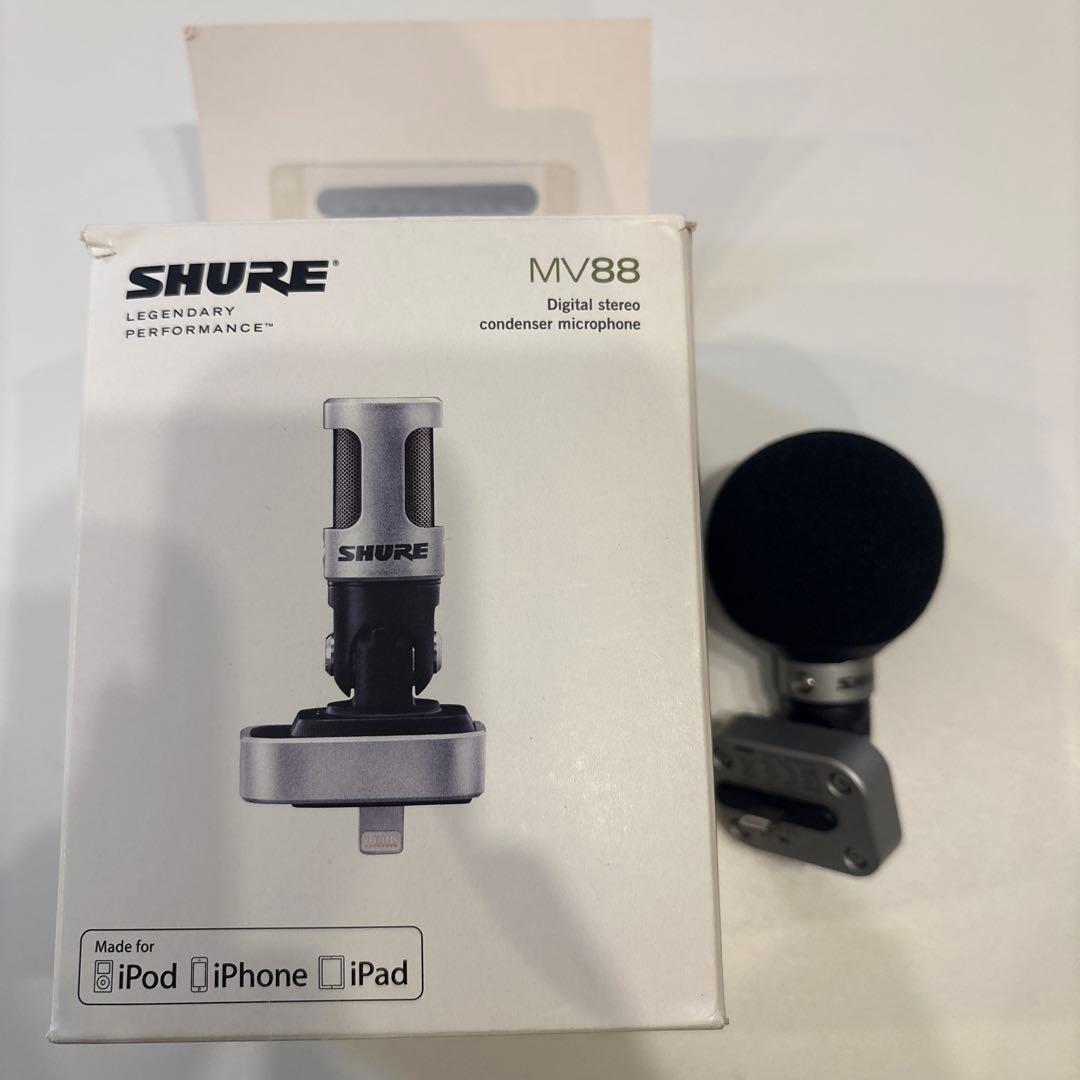 SHURE MV88 デジタルステレオコンデンサーマイク