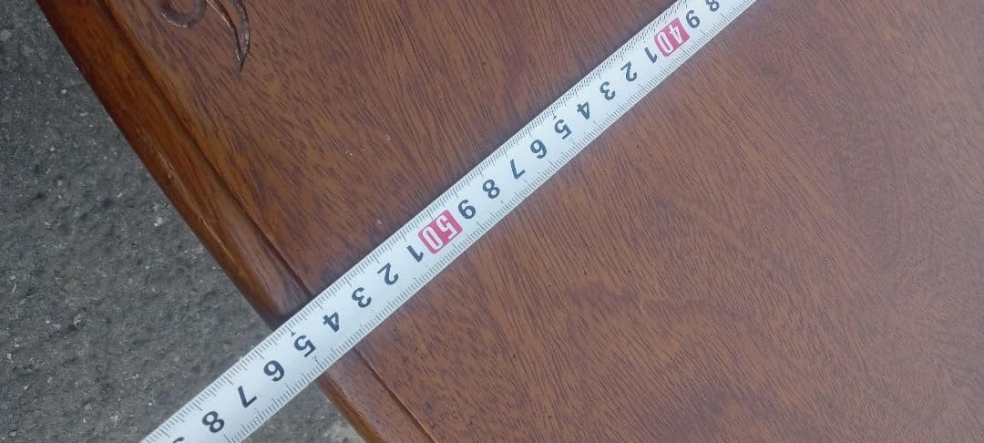 引取　京都　机　YOSHIKAWA D＆A 飾り彫刻　カフェテーブル