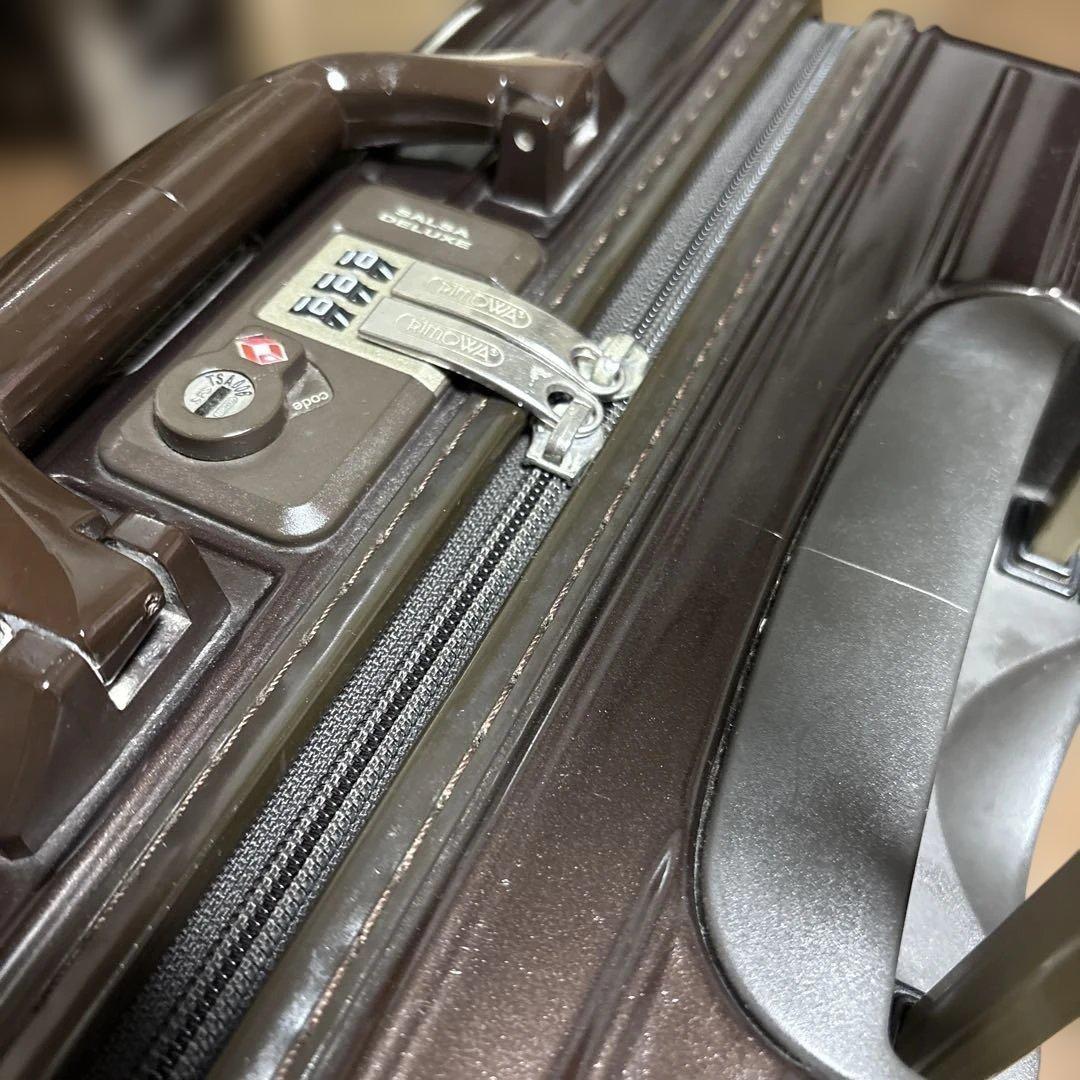 リモワ サルサデラックス4輪 23L 機内持込可　ビジネストローリー　上品な茶色