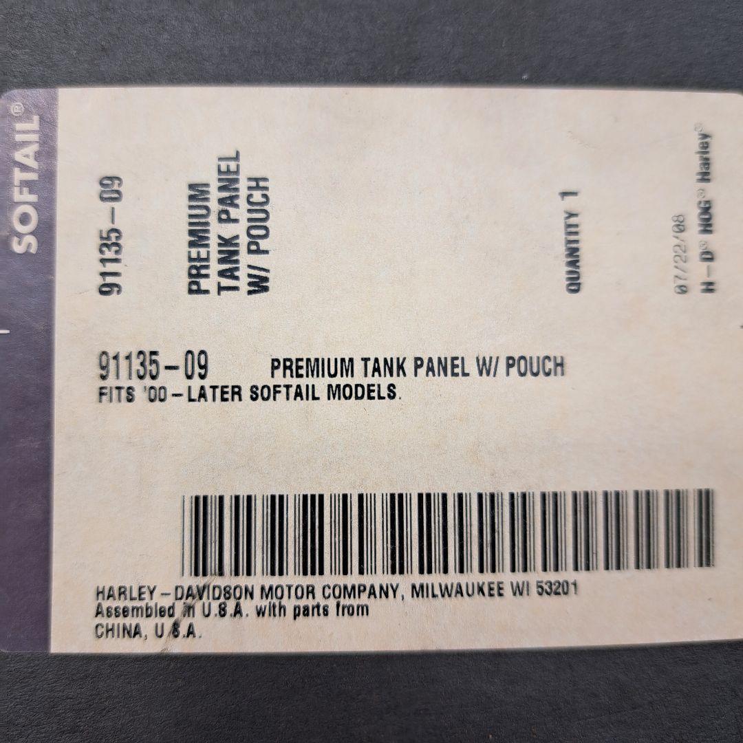 ハーレー 純正 プレミアム タンク パネル ポーチ ヘリテイジ 91135-09